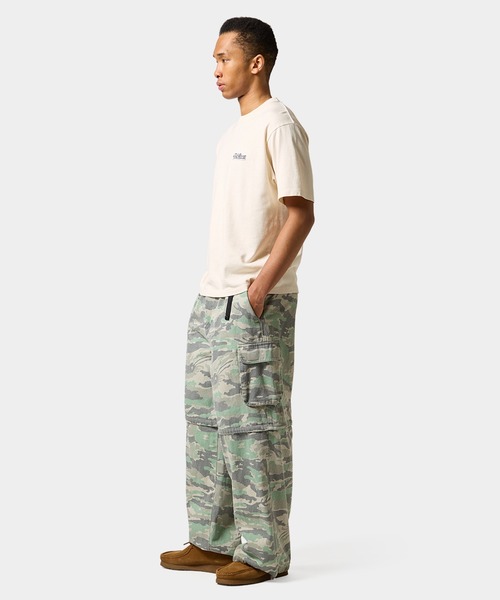 HUF（ハフ）の「huf CO-OP TREK CONVERTIBLE PANT（カーゴパンツ・メンズ・カモフラージュ/ブラック/ホワイト・M/S/XL/L）」の5枚目の写真