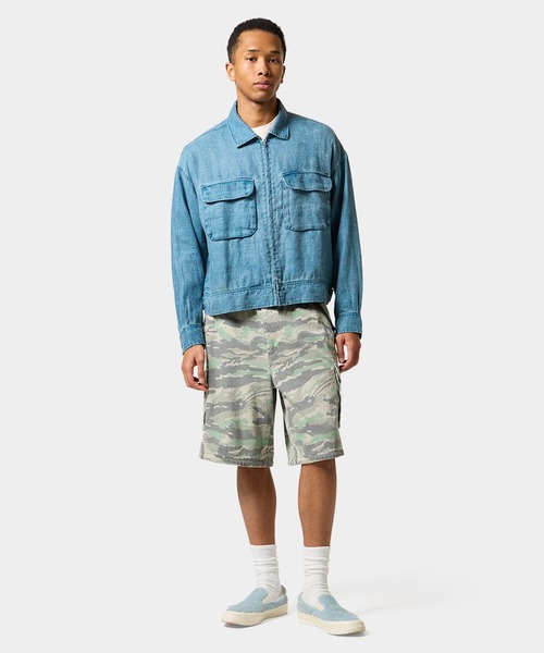 HUF（ハフ）の「huf CO-OP TREK CONVERTIBLE PANT（カーゴパンツ・メンズ・カモフラージュ/ブラック/ホワイト・M/S/XL/L）」の7枚目の写真