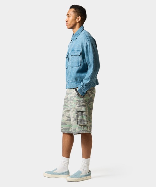 HUF（ハフ）の「huf CO-OP TREK CONVERTIBLE PANT（カーゴパンツ・メンズ・カモフラージュ/ブラック/ホワイト・M/S/XL/L）」の8枚目の写真