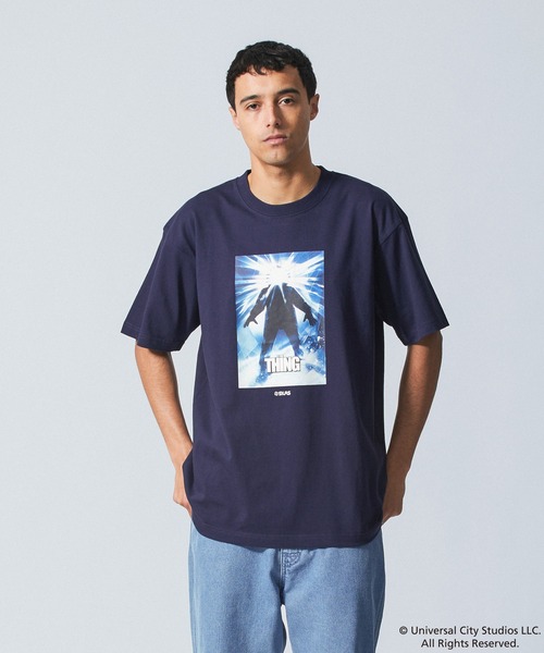 SILAS（サイラス）の「THE THING / S/S TEE（Tシャツ/カットソー・メンズ・ホワイト/ネイビー/ブラック/アッシュ・M/L/XL）」の2枚目の写真