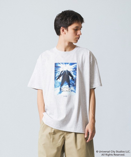 SILAS（サイラス）の「THE THING / S/S TEE（Tシャツ/カットソー・メンズ・ホワイト/ネイビー/ブラック/アッシュ・M/L/XL）」の4枚目の写真