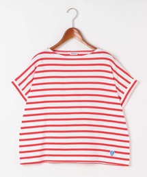 【ORCIVAL(オーシバル)】ボートネックボーダーTシャツ