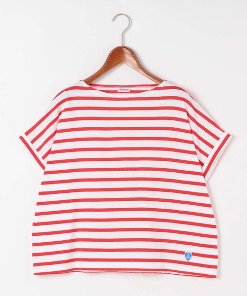ORCIVAL(オーシバル)】ボートネックボーダーTシャツ（Tシャツ