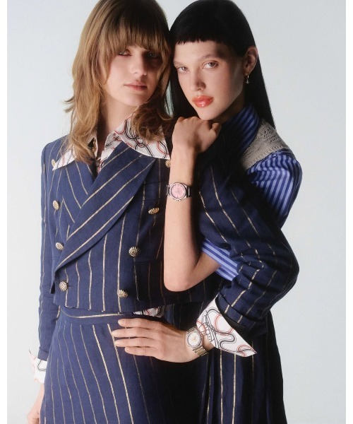 Vivienne Westwood（ヴィヴィアンウエストウッド）の「「Vivienne Westwood/ヴィヴィアン・ウエストウッド」アルドゲイト - レディース シルバー ホワイト ダイヤル & シルバー ゴールド ブレスレット（アナログ腕時計・レディース・シルバー×ゴールド・35mm）」の9枚目の写真