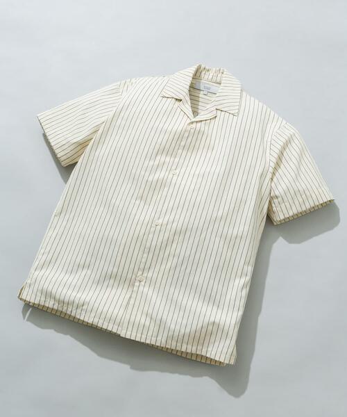 URBAN RESEARCH ROSSO MEN(アーバンリサーチロッソメン)の「『イージーケア / XLサイズあり』アーバンリラックスリネンオープンカラーシャツ(シャツ/ブラウス・メンズ・ネイビー/アイボリー/カーキ/ブラック/ホワイト/ブルー・X-LARGE/LARGE/MEDIUM)」の3枚目の写真