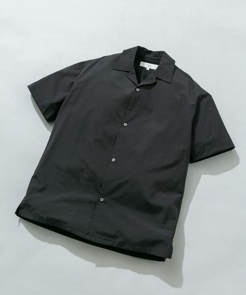 URBAN RESEARCH ROSSO MEN(アーバンリサーチロッソメン)の「『イージーケア / XLサイズあり』アーバンリラックスリネンオープンカラーシャツ(シャツ/ブラウス・メンズ・ネイビー/アイボリー/カーキ/ブラック/ホワイト/ブルー・X-LARGE/LARGE/MEDIUM)」の4枚目の写真