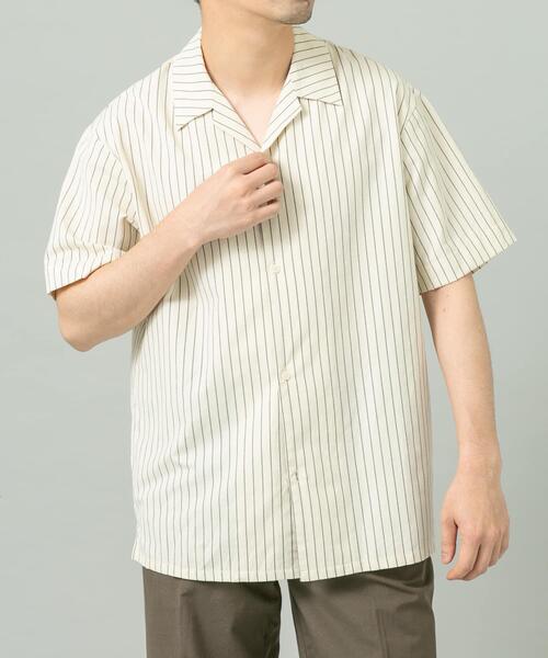 URBAN RESEARCH ROSSO MEN(アーバンリサーチロッソメン)の「『イージーケア / XLサイズあり』アーバンリラックスリネンオープンカラーシャツ(シャツ/ブラウス・メンズ・ネイビー/アイボリー/カーキ/ブラック/ホワイト/ブルー・X-LARGE/LARGE/MEDIUM)」の9枚目の写真