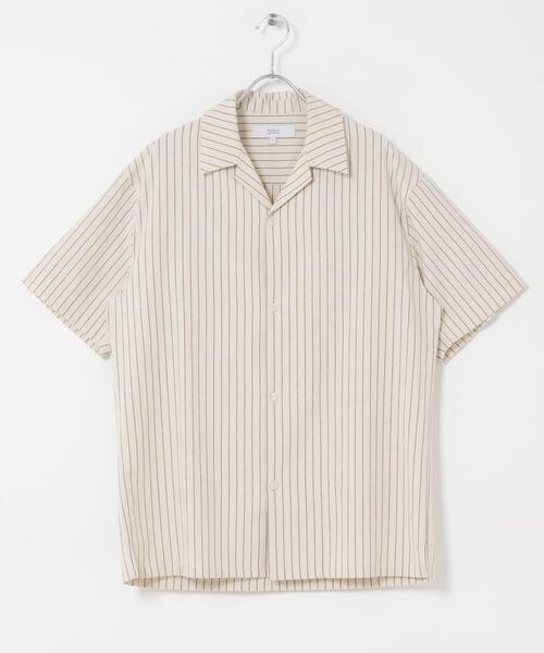 URBAN RESEARCH ROSSO MEN(アーバンリサーチロッソメン)の「『イージーケア / XLサイズあり』アーバンリラックスリネンオープンカラーシャツ(シャツ/ブラウス・メンズ・ネイビー/アイボリー/カーキ/ブラック/ホワイト/ブルー・X-LARGE/LARGE/MEDIUM)」の12枚目の写真