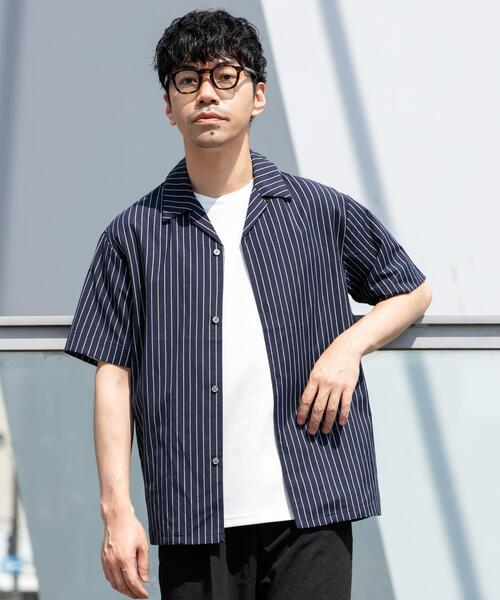 URBAN RESEARCH ROSSO MEN(アーバンリサーチロッソメン)の「『イージーケア / XLサイズあり』アーバンリラックスリネンオープンカラーシャツ(シャツ/ブラウス・メンズ・ネイビー/アイボリー/カーキ/ブラック/ホワイト/ブルー・X-LARGE/LARGE/MEDIUM)」の15枚目の写真