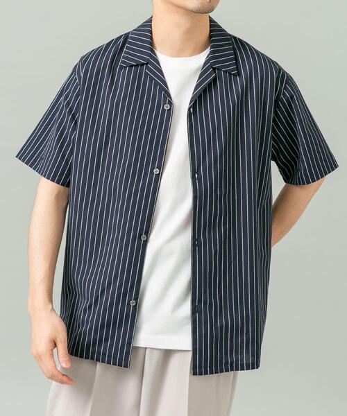 URBAN RESEARCH ROSSO MEN(アーバンリサーチロッソメン)の「『イージーケア / XLサイズあり』アーバンリラックスリネンオープンカラーシャツ(シャツ/ブラウス・メンズ・ネイビー/アイボリー/カーキ/ブラック/ホワイト/ブルー・X-LARGE/LARGE/MEDIUM)」の17枚目の写真