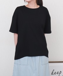 ワイドシルエット切替デザインプルオーバー【接触冷感/吸水速乾/遮熱】