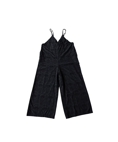 antiqua(アンティカ)の「ノースリーブ 綿100 サロペット(サロペット/オーバーオール・レディース・ブラック・ONESIZE)」の15枚目の写真
