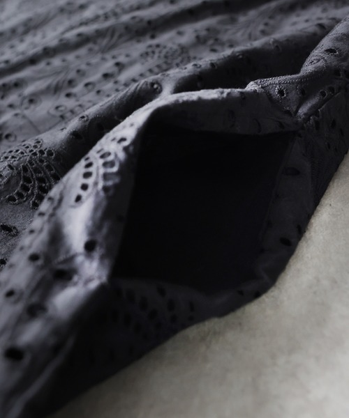 antiqua(アンティカ)の「ノースリーブ 綿100 サロペット(サロペット/オーバーオール・レディース・ブラック・ONESIZE)」の18枚目の写真