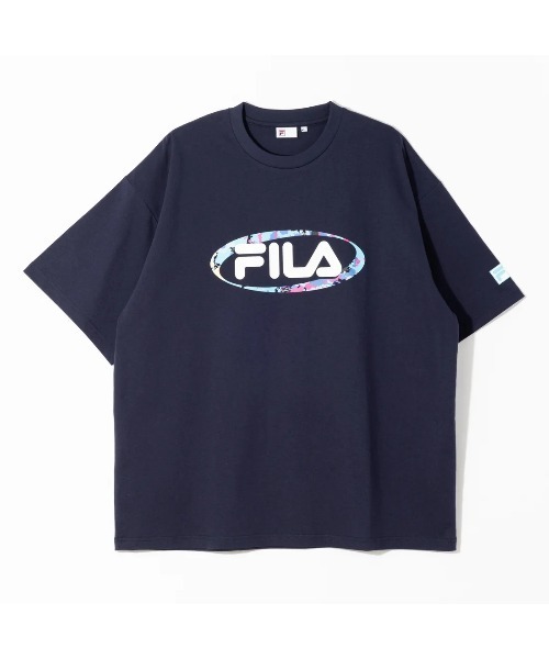 FILA(フィラ)の「FILA×初音ミク“Spring Splash”Tシャツ / S/S T-SHIRT(Tシャツ/カットソー・レディース・ネイビー・M/L/XL)」の2枚目の写真