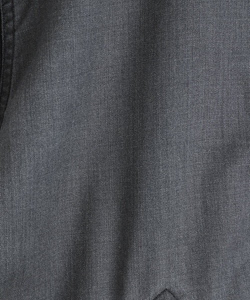 marka（マーカ）の「marka / マーカ：WORK JACKET -WASHABLE 2/72 WOOL GABARDINE PIGMENT PRINT-：M26A03BL01C[COR]（ブルゾン・メンズ・チャコールグレー・2(M)）」の9枚目の写真