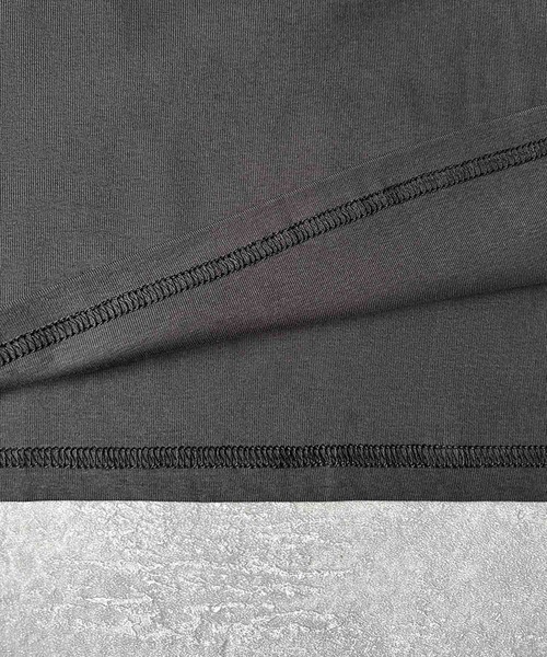 LOWO(ロワ)の「【超ストレッチ / M~4L】型崩れしにくい極上コットンプルオーバー(Tシャツ/カットソー・レディース・イエロー/チャコールグレー/ホワイト/ブラック/ブルー/ピンク・M/2L/L/4L/3L)」の22枚目の写真