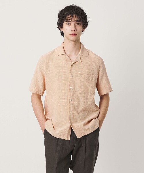 GUY ROVER（ギローバー）の「＜GUY ROVER＞ショートスリーブ オープンカラーシャツ（シャツ/ブラウス・メンズ・オレンジ・M/S/L）」の13枚目の写真