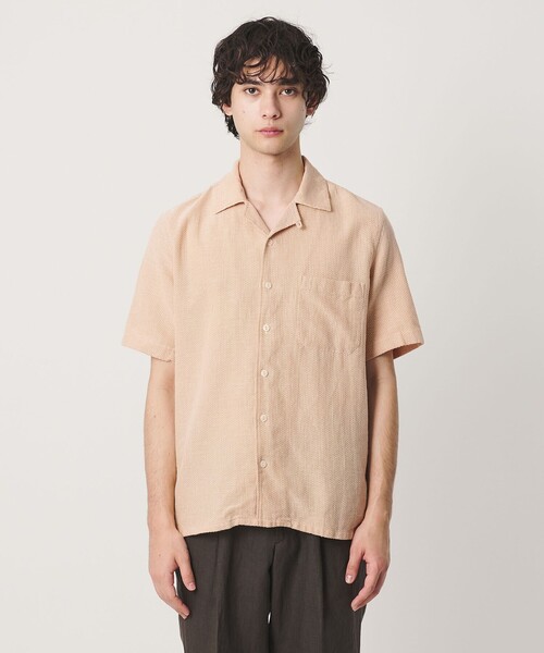 GUY ROVER（ギローバー）の「＜GUY ROVER＞ショートスリーブ オープンカラーシャツ（シャツ/ブラウス・メンズ・オレンジ・M/S/L）」の15枚目の写真