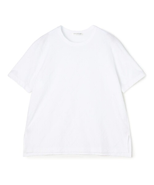 TOMORROWLAND collection(トゥモローランドコレクション)の「ジオメトリックカットジャージー クルーネックプルオーバー(Tシャツ/カットソー・レディース・ブラック/ホワイト・S)」の2枚目の写真