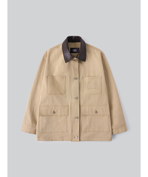 ANNEHEARTS(アンハーツ)の「Signature Logo Overfit Work Jacket_BEIGE(デニムジャケット・レディース・その他・SMALL/MEDIUM)」の2枚目の写真