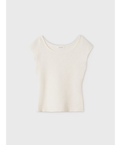 EIMY ISTOIRE(エイミーイストワール)の「PAPILLON MONOGRAM KNIT TOP(ニット/セーター・レディース・ライトピンク/ブラック/ライトグレー/ホワイト・F)」の21枚目の写真