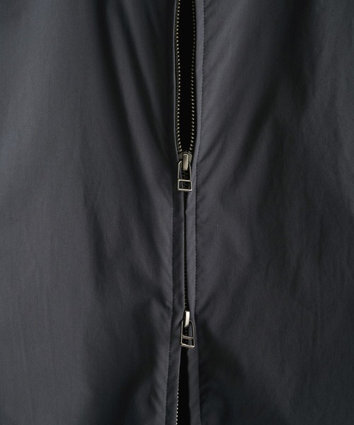 CONZ(コンズ)の「fitted zip up shirt/冷房対策/ジップシャツ/NVRFRGT(シャツ/ブラウス・メンズ・ブラック/チャコールグレー/ベージュ・1/2/3)」の19枚目の写真