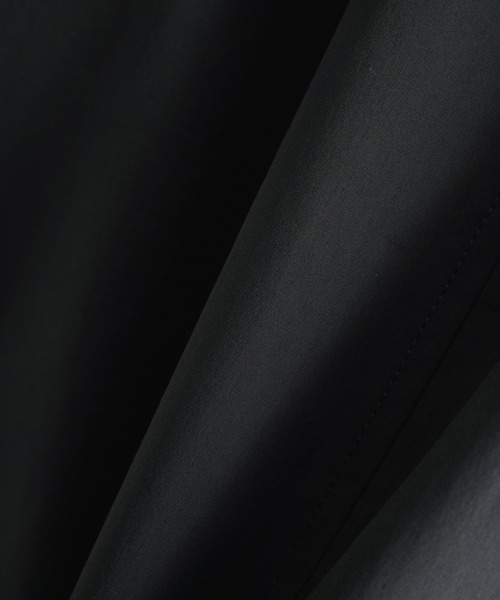 CONZ(コンズ)の「fitted zip up shirt/冷房対策/ジップシャツ/NVRFRGT(シャツ/ブラウス・メンズ・ブラック/チャコールグレー/ベージュ・1/2/3)」の8枚目の写真