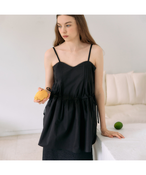 Ellioti（エリオティ）の「Nove Layered Top_2Color（シャツ/ブラウス・レディース・ブラック/ホワイト・F）」の2枚目の写真