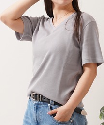 レギュラーフィット サーマル Vネック Tee / Regular Fit Thermal V-Neck T-Shirt