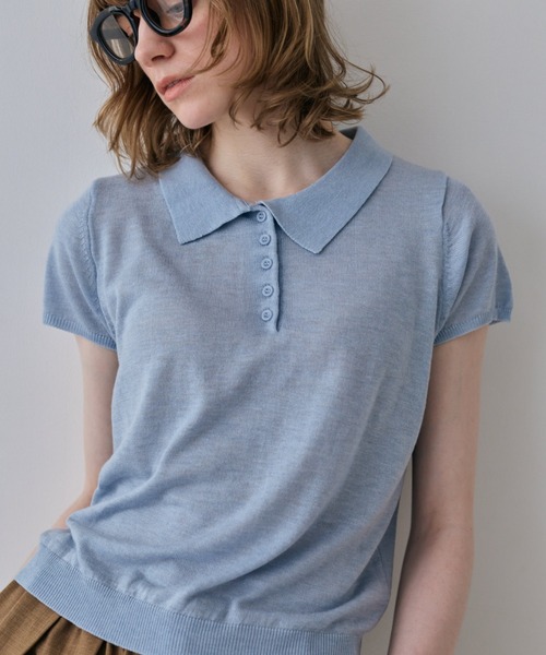 Dry Sheer Polo Knit — дышащая поло-кофта