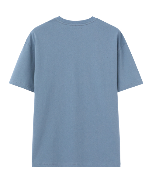 RAIMENT(レイメント)の「ディビジョンレタリング半袖Tシャツ_アッシュブルー(Tシャツ/カットソー・メンズ・その他・SMALL/MEDIUM/LARGE)」の4枚目の写真