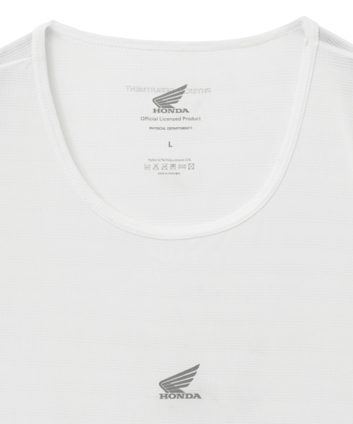 PHYPS MOTORCYCLE(フィップスモーターサイクル)の「Air Layer System Sleeveless 2Colors(Tシャツ/カットソー・レディース・ホワイト/ブラック・SMALL/MEDIUM/LARGE/X-LARGE)」の10枚目の写真
