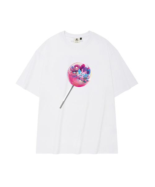 DYSFUNCT(ディスファンクト)の「ANGEL RABBIT GACHA CANDY T-SHIRT(WHITE)(Tシャツ/カットソー・レディース・その他・SMALL/MEDIUM/LARGE)」の4枚目の写真