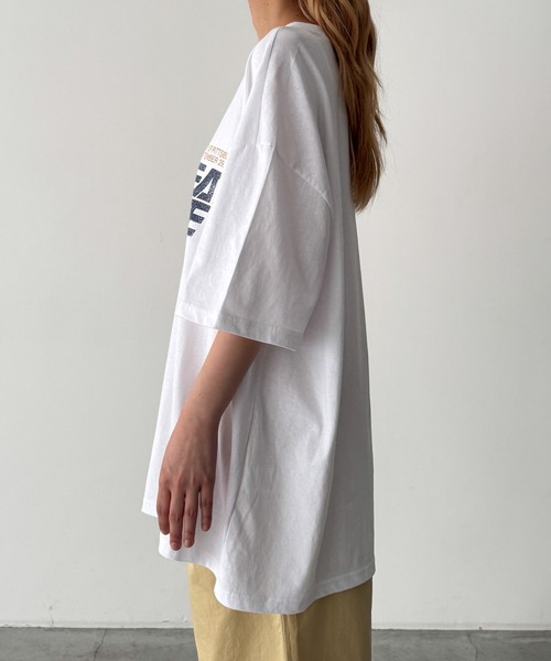 CANAL JEAN(キャナルジーン)の「Lakey Park GREAT RACE Tシャツ(Tシャツ/カットソー・レディース・カーキ/ホワイト・ONE SIZE)」の14枚目の写真