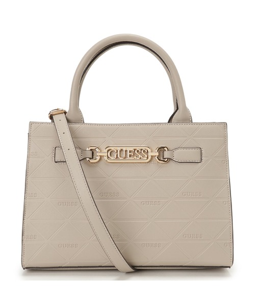 Guess(ゲス)の「CELESTIA Satchel ショルダーバッグ(トートバッグ・レディース・ブラック/ライトベージュ・ONE SIZE)」の2枚目の写真