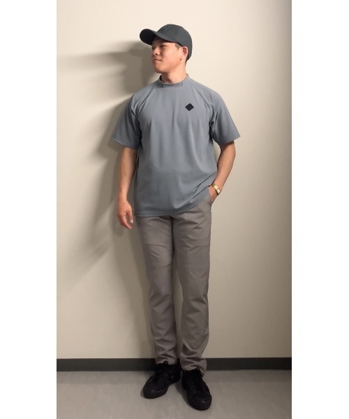 BRIEFING（ブリーフィング）の「【BRIEFING GOLF／ブリーフィングゴルフ】 MEN'S DRY PILE HIGHNECK（Tシャツ/カットソー・メンズ・ブラック/ホワイト/グレー・M/L）」の3枚目の写真
