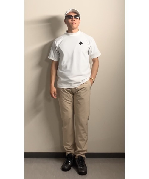 BRIEFING（ブリーフィング）の「【BRIEFING GOLF／ブリーフィングゴルフ】 MEN'S DRY PILE HIGHNECK（Tシャツ/カットソー・メンズ・ブラック/ホワイト/グレー・M/L）」の2枚目の写真