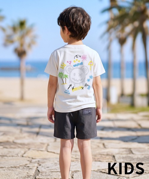 adamsJUGGLER(アダムスジャグラー)の「W/R S.Vベアーティーキッズ(Tシャツ/カットソー・キッズ・ブラック/ホワイト・150/130/120/110/100)」の9枚目の写真