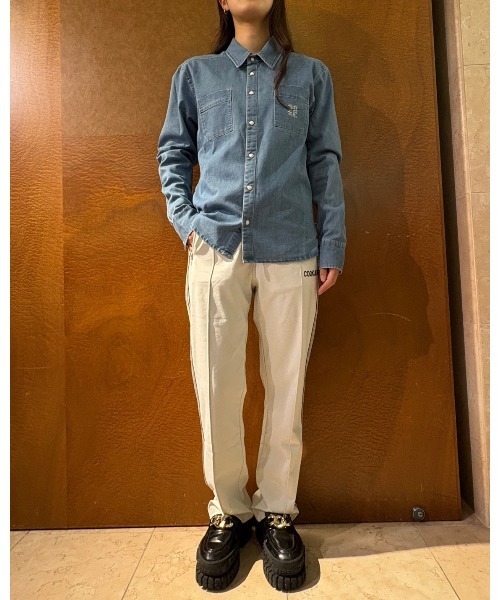 ckjs刺繍デニムシャツ（シャツ/ブラウス）｜COOK JEANS（クック