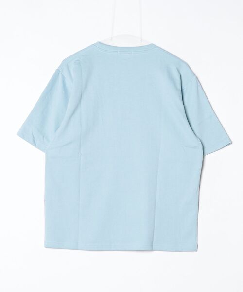 PEANUTS(ピーナッツ)の「PEANUTS スヌーピー柄接触冷感ビッグシルエット半袖Tシャツ(Tシャツ/カットソー・メンズ・サックスブルー系/ネイビー/ホワイト系/オフホワイト/ネイビー系/グレイッシュベージュ・M/L/S/LL)」の21枚目の写真