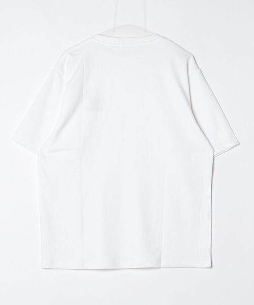 PEANUTS(ピーナッツ)の「PEANUTS スヌーピー柄接触冷感ビッグシルエット半袖Tシャツ(Tシャツ/カットソー・メンズ・サックスブルー系/ネイビー/ホワイト系/オフホワイト/ネイビー系/グレイッシュベージュ・M/L/S/LL)」の22枚目の写真