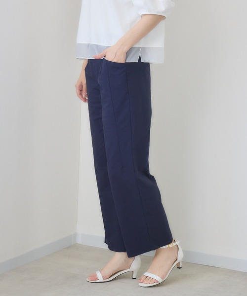KATHARINE ROSS(キャサリンロス)の「【接触冷感】麻混フレアパンツ(その他パンツ・レディース・グリーン/ネイビー・MEDIUM/LARGE)」の11枚目の写真