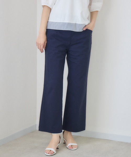 KATHARINE ROSS(キャサリンロス)の「【接触冷感】麻混フレアパンツ(その他パンツ・レディース・グリーン/ネイビー・MEDIUM/LARGE)」の13枚目の写真