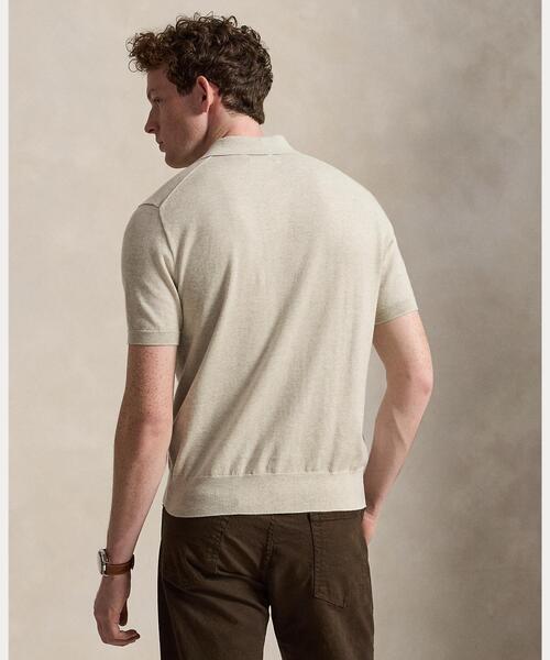 POLO RALPH LAUREN(ポロ ラルフ ローレン)の「コットン ポロカラー セーター(ニット/セーター・メンズ・ブラウン・L/M/S/XS/XXL/XL)」の4枚目の写真