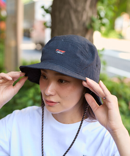 NANGA(ナンガ)の「NANGA/ナンガ NYLON TUSSER SUNSHADE HAT / ナイロンタッサー サンシェードハット(ハット・メンズ・ベージュ/イエロー/ブラック/アイボリー/ライトグリーン・ONE SIZE)」の15枚目の写真