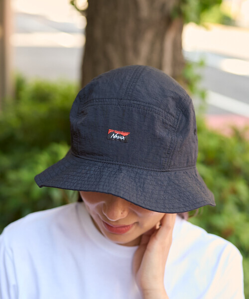 NANGA(ナンガ)の「NANGA/ナンガ NYLON TUSSER SUNSHADE HAT / ナイロンタッサー サンシェードハット(ハット・メンズ・ベージュ/イエロー/ブラック/アイボリー/ライトグリーン・ONE SIZE)」の21枚目の写真