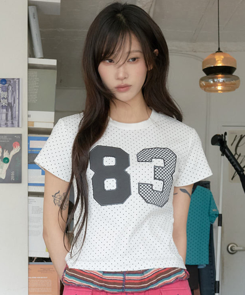 LARTIGENT(ラーティゼン)の「L24 PATCH T-SHIRT(IVORY)(Tシャツ/カットソー・レディース・その他・FREE)」の2枚目の写真