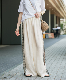 VERMEIL par iena | Side Lace リラックスパンツ(その他パンツ)