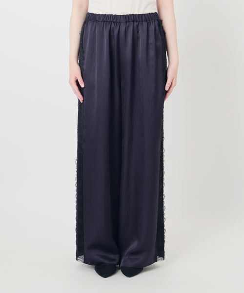 VERMEIL par iena（ヴェルメイユパーイエナ）の「Side Lace リラックスパンツ（その他パンツ・レディース・ホワイト系その他/ネイビー・36/38）」の16枚目の写真