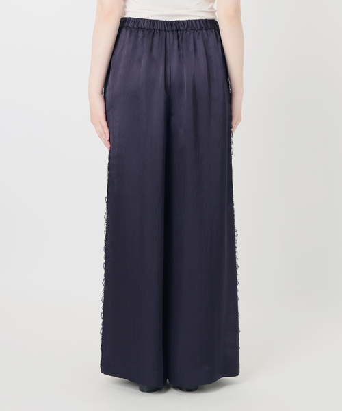 VERMEIL par iena（ヴェルメイユパーイエナ）の「Side Lace リラックスパンツ（その他パンツ・レディース・ホワイト系その他/ネイビー・36/38）」の18枚目の写真
